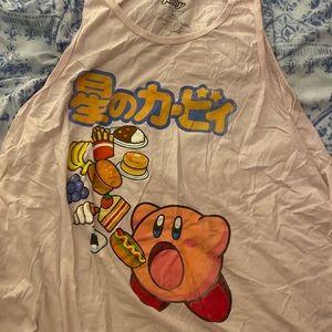 Hot Topic Kirby Food Muscle Tank